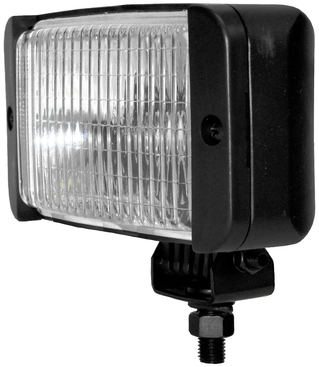 V502HF – PETERSON MFG Work Light, Rotating 55 Watts Flood Version 949 Lumen H3 Halogen Bulb 5 x 3 Inch Rectangular Pe...